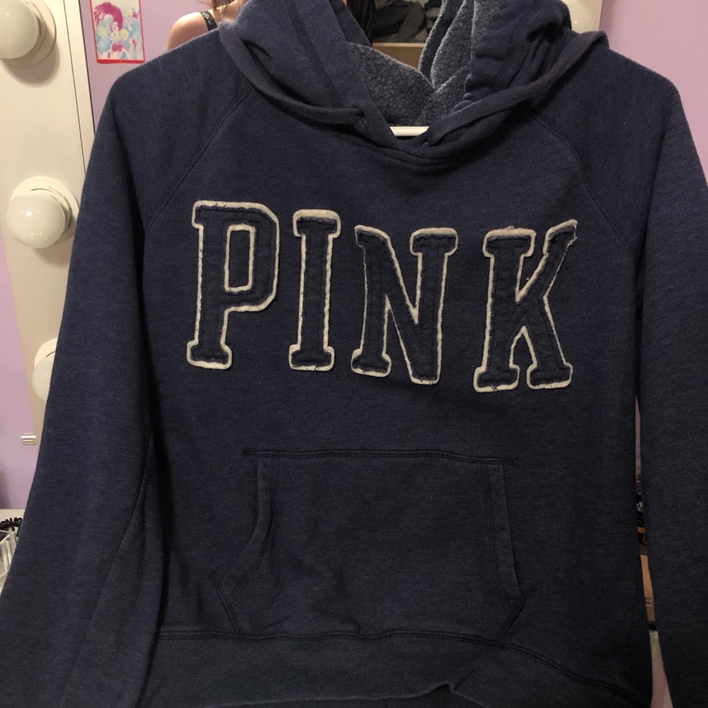 Victoria’s Secret Pink Blue Hoodie